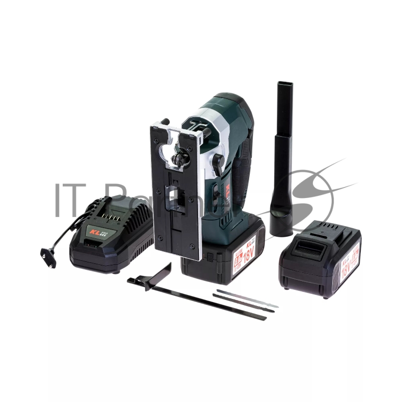Профессиональный лобзик бесщеточный KLPRO KLDT18B-80 (18В, Li-ion-2шт, 8.0Ач, патрубок для пылесоса, полотна (дерево/металл, З/У-4А , кейс)