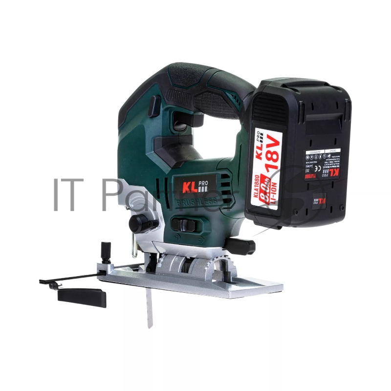 Профессиональный лобзик бесщеточный KLPRO KLDT18B-80 (18В, Li-ion-2шт, 8.0Ач, патрубок для пылесоса, полотна (дерево/металл, З/У-4А , кейс)