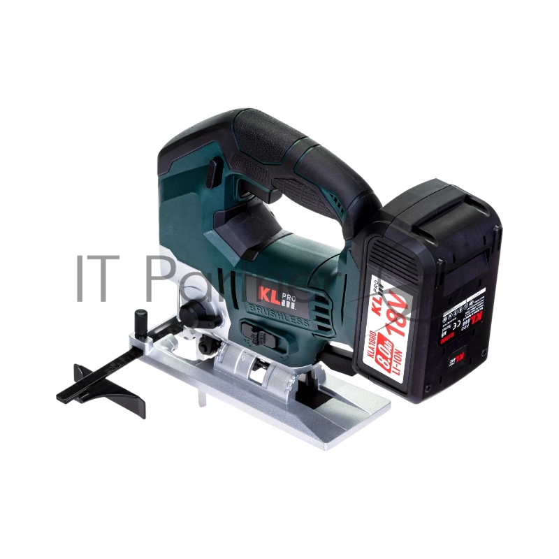 Профессиональный лобзик бесщеточный KLPRO KLDT18B-80 (18В, Li-ion-2шт, 8.0Ач, патрубок для пылесоса, полотна (дерево/металл, З/У-4А , кейс)