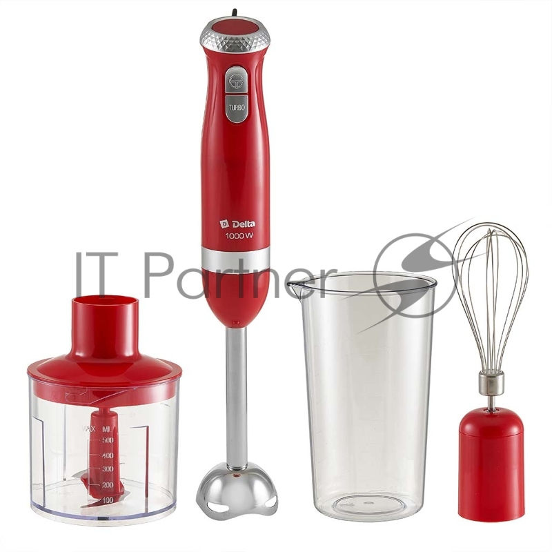 Блендер погружной DELTA DL-7064B красный