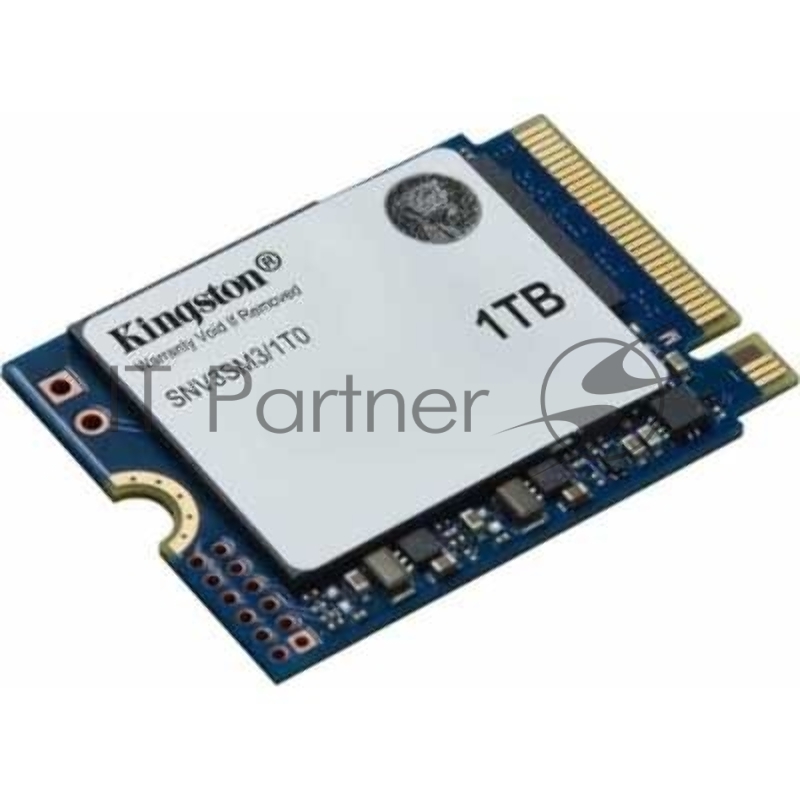 Твердотельный накопитель Kingston SSD NV3, 1000GB, M.2(22x30mm), NVMe, PCIe 4.0 x4, 3D TLC, R/W 6000/4000MB/s, TBW 320, DWPD 0.2 (60 мес)