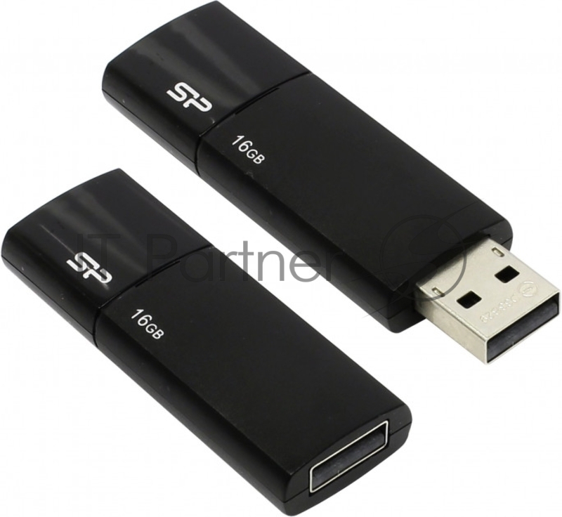 Носитель информации Silicon Power USB Drive 16Gb Ultima U05 SP016GBUF2U05V1K {USB2.0, Black}