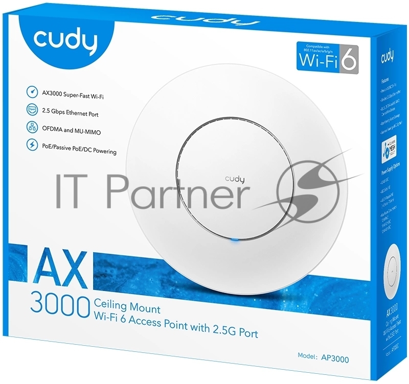 Точка доступа CUDY AP3000, белый
