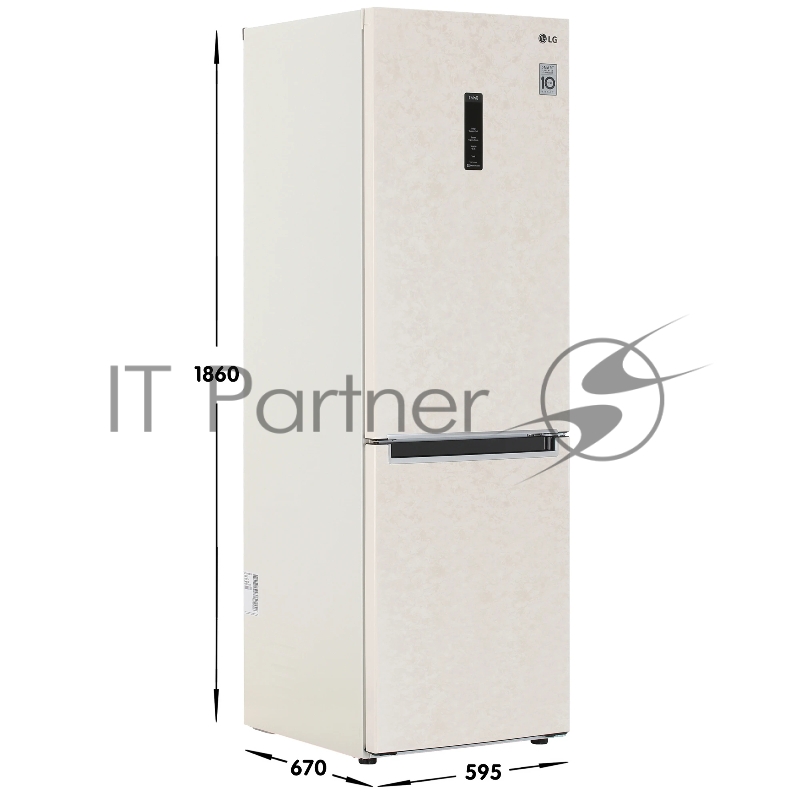 Холодильник GC-B459MEWM LG