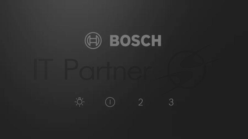 Вытяжка наклонная Bosch DWK63PJ60T 360 м3/ч, 60см, цвет: черный , Push buttons