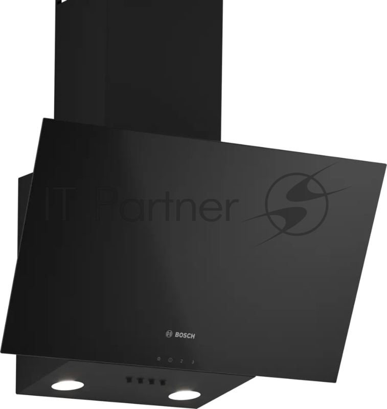 Вытяжка наклонная Bosch DWK63PJ60T 360 м3/ч, 60см, цвет: черный , Push buttons