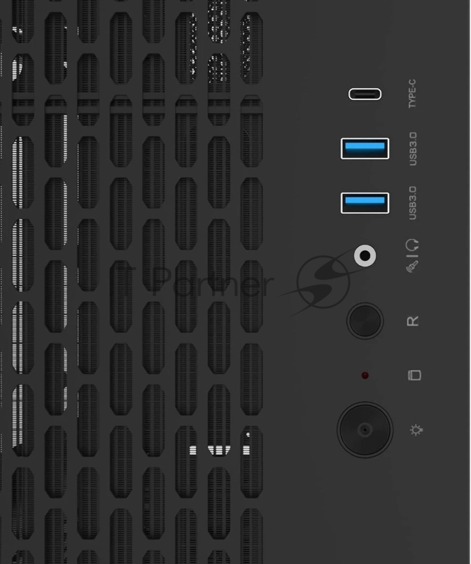 Корпус компьютерный Thermaltake AX500 черный без БП XL-ATX 14x120mm 9x140mm 2x200mm 2xUSB3.0 audio bott PSU