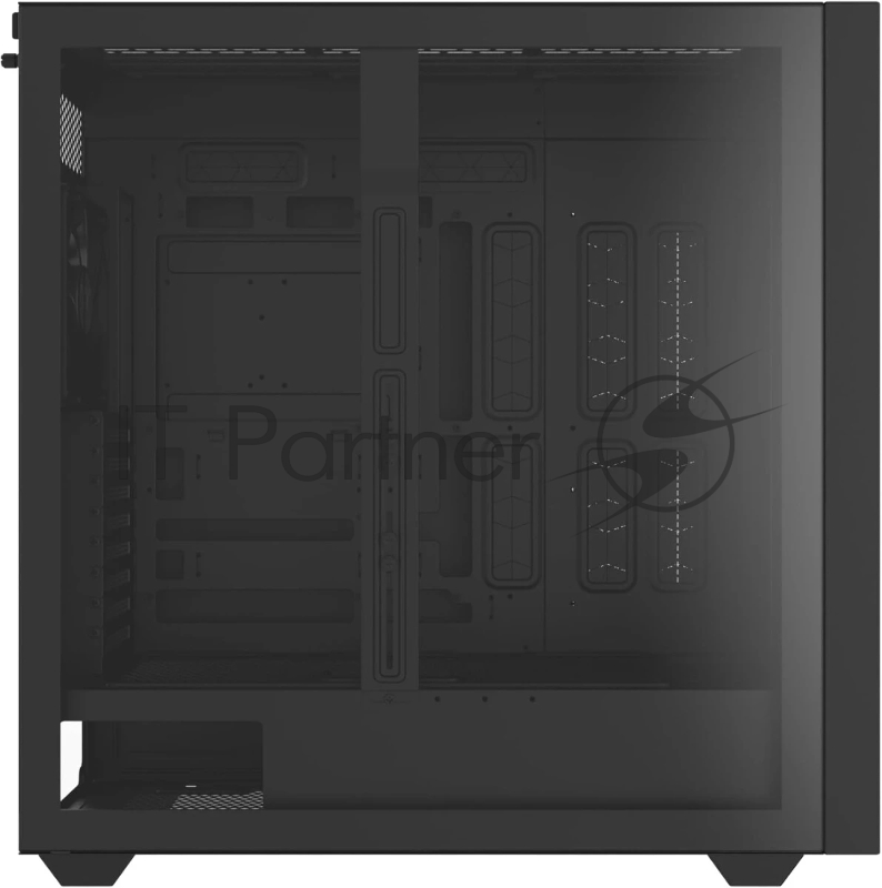 Корпус компьютерный Thermaltake AX500 черный без БП XL-ATX 14x120mm 9x140mm 2x200mm 2xUSB3.0 audio bott PSU