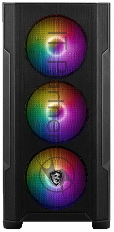 Компьютерный корпус MSI MAG FORGE M100R, Global, 1xUSB 3.0, 2xUSB 2.0, 4x120mm ARGB Fan, ESD ARGBControl Board, Tempered Gl