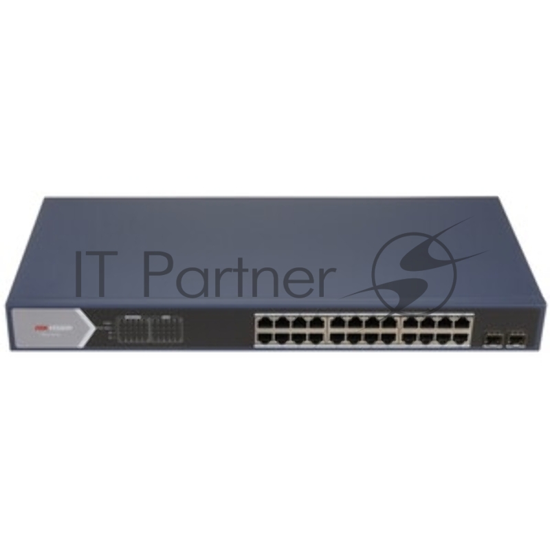 Гигабитный неуправляемый коммутатор POE DS-3E0526P-E/M(O-STD)(B) - 24-портовый, Hikvision