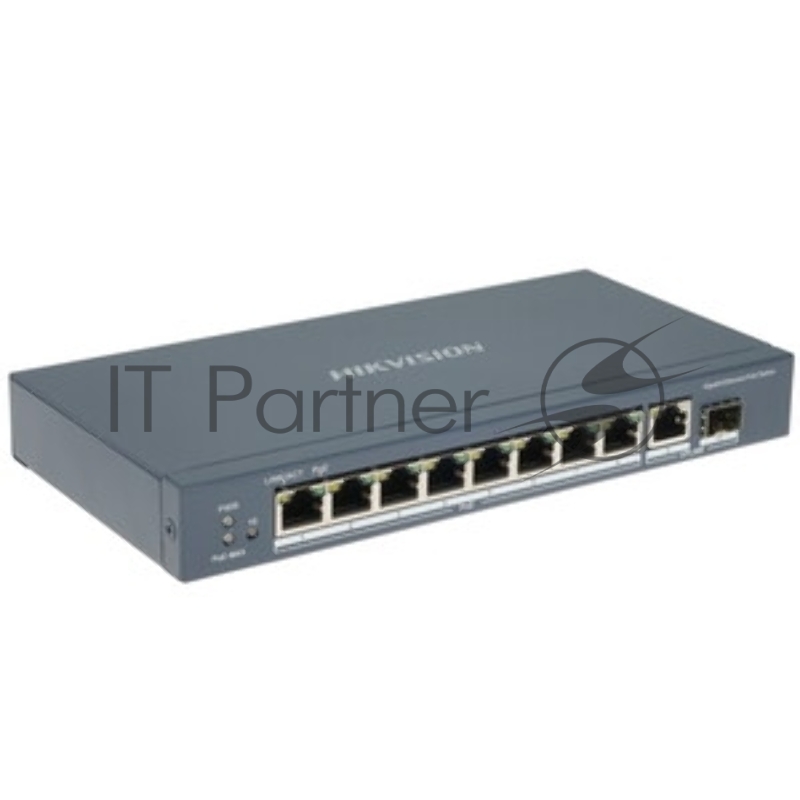 Гигабитный неуправляемый коммутатор POE DS-3E0510P-E/M(O-STD)(B) - 8-портовый, Hikvision
