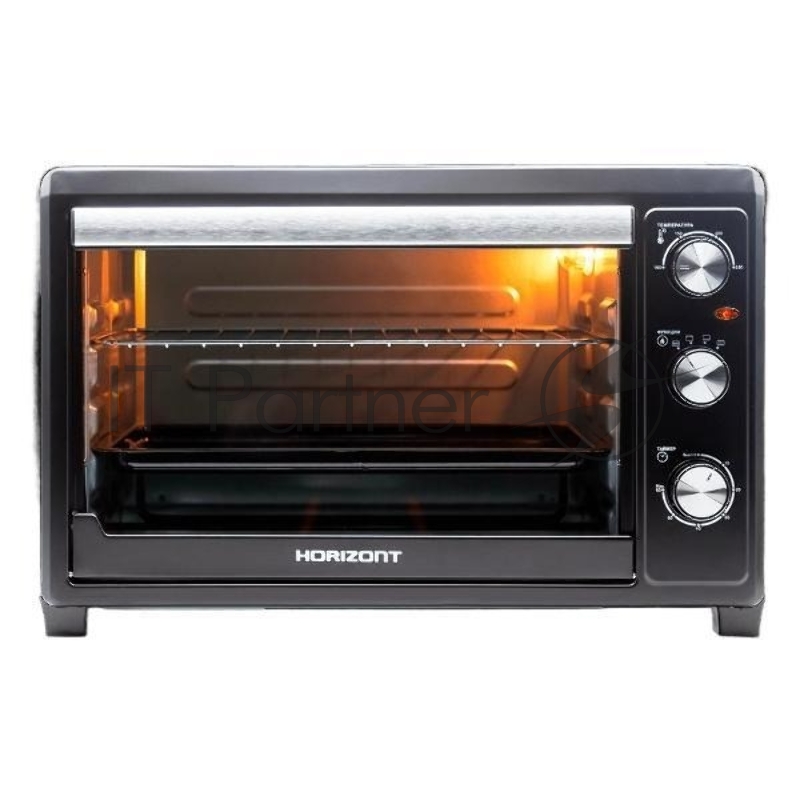 Мини-печь Horizont MO-4501B /2000 Вт/ 45 л/мех.управление/черный (MO4501B)