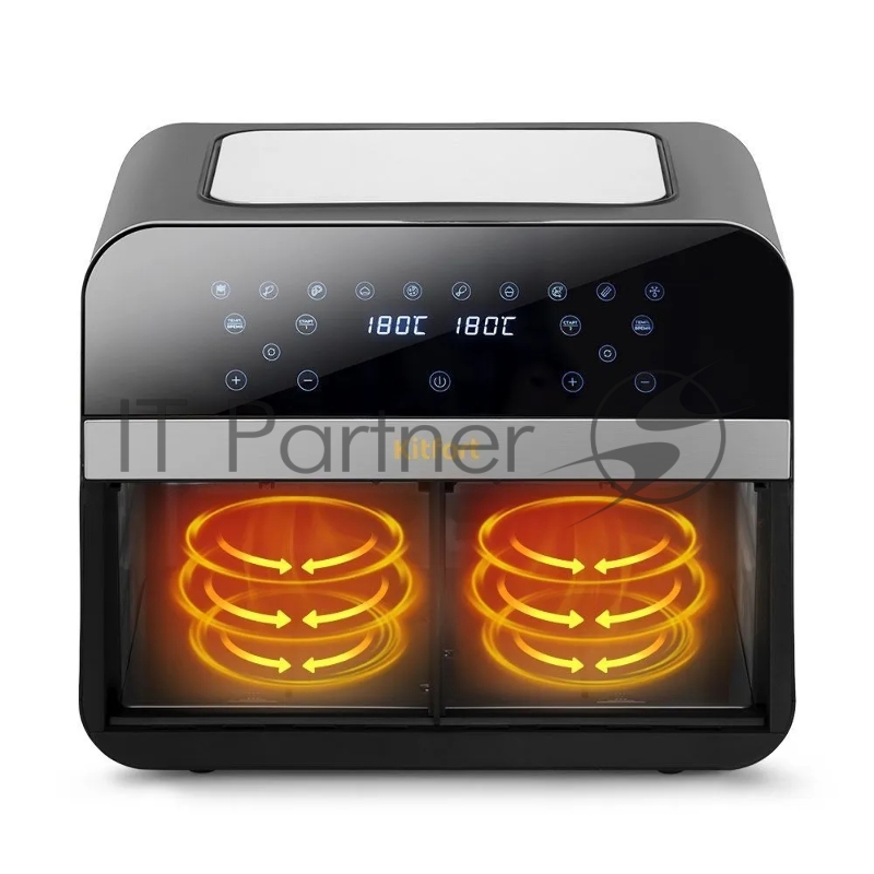 Аэрогриль KITFORT КТ-2274 серебристый и черный