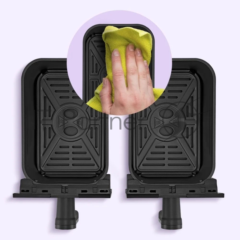 Аэрогриль KITFORT КТ-2274 серебристый и черный