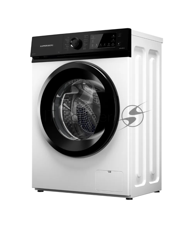 Стиральная машина KUPPERSBERG WM 420 W, отдельностоящая, 44 см, загрузка 6 кг, 16 программ, 1000 об/мин, LED дисплей, инверторный двигатель, пар, самодиагностика, отложенный старт, предварительная стирка, сенсорное/механическое управление, блокировка