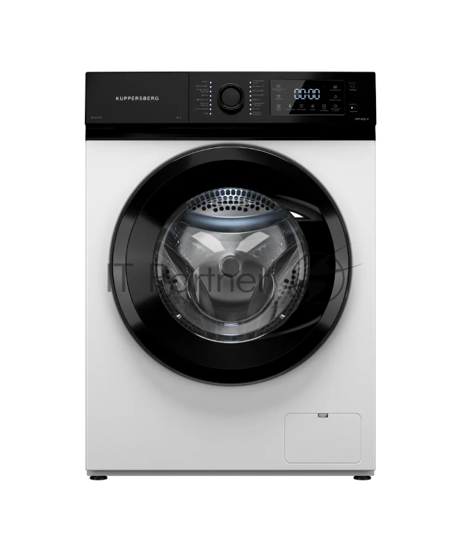Стиральная машина KUPPERSBERG WM 420 W, отдельностоящая, 44 см, загрузка 6 кг, 16 программ, 1000 об/мин, LED дисплей, инверторный двигатель, пар, самодиагностика, отложенный старт, предварительная стирка, сенсорное/механическое управление, блокировка