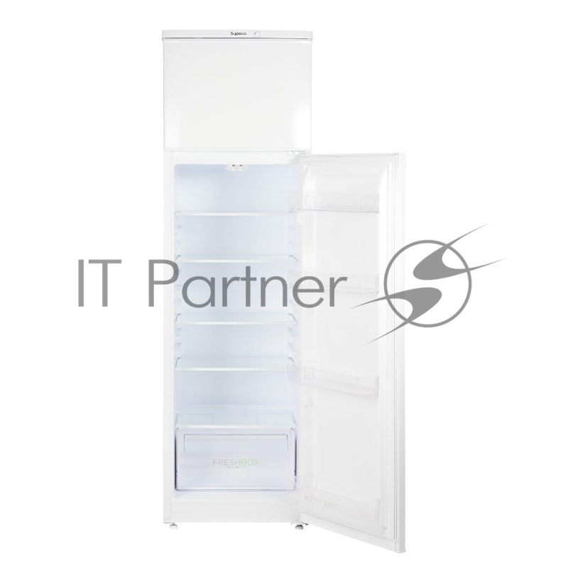 Холодильник Бирюса 424 белый двухкамерный 170/35л морозилка сверху