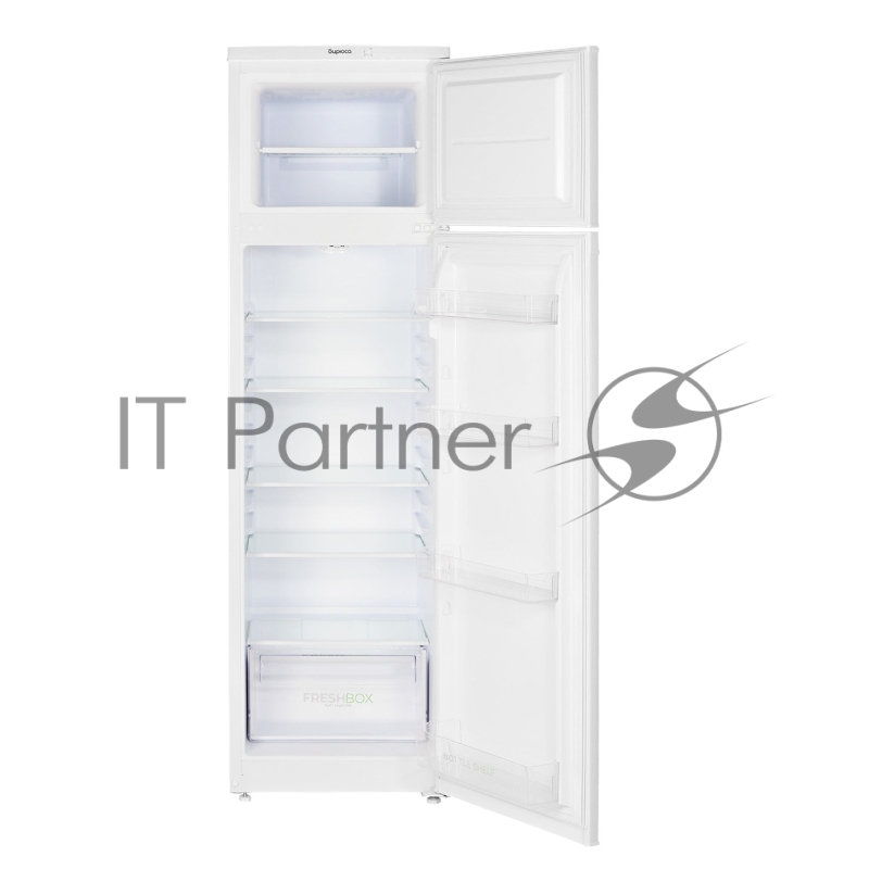 Холодильник Бирюса 424 белый двухкамерный 170/35л морозилка сверху