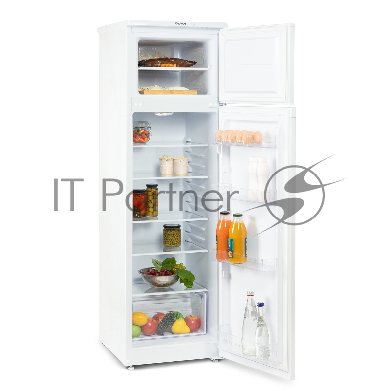 Холодильник Бирюса 424 белый двухкамерный 170/35л морозилка сверху