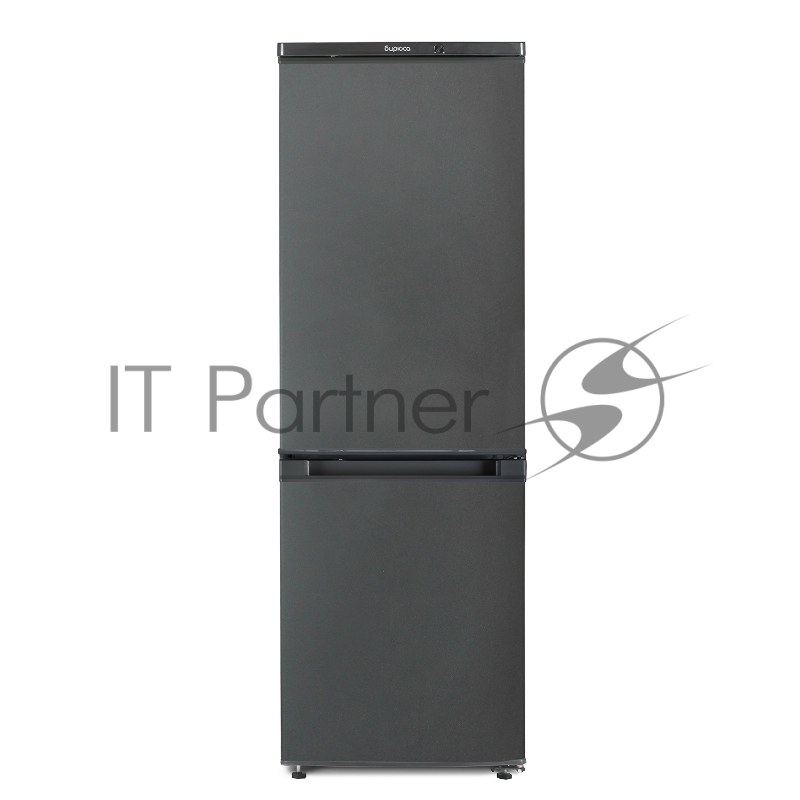 Холодильник Бирюса W418 графит двухкамерный 125/55л морозилка снизу