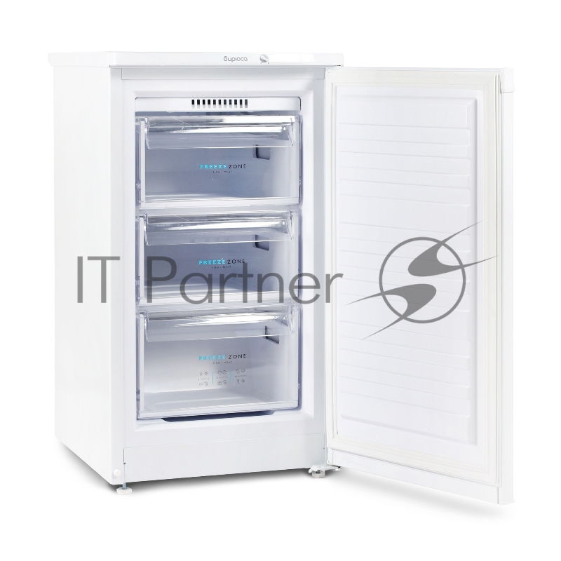 Морозильная камера Бирюса 412 белый, 80л, 3 ящика