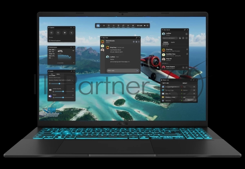 Ноутбук ASUS V16 Special V3607VU-RP327 Intel Core 7 240H/DDR5 32G/1TB PCIE G4 SSD/NVIDIA GeForce RTX 4050 Laptop GPU(6GB GDDR6 )16 WUXGA (1920 x 1200) 16:10 AG IPS,300NITS,144Hz/No OS/Black