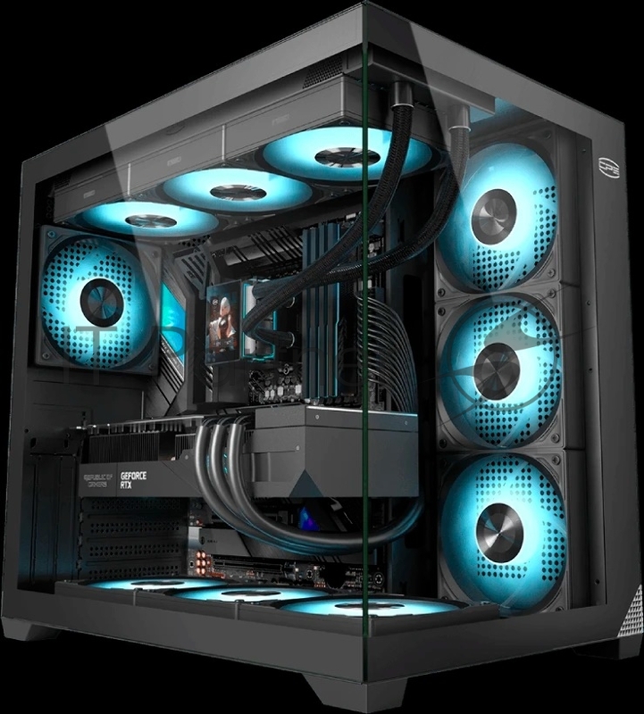 Корпус без блока питания/ Case PCCooler C3T700 BK, Midi-Tower, TG, no fans, 1xUSB-A 3.0 + 1xUSB-A 2.0 + 1xUSB-C, ATX, mATX, mITX Black