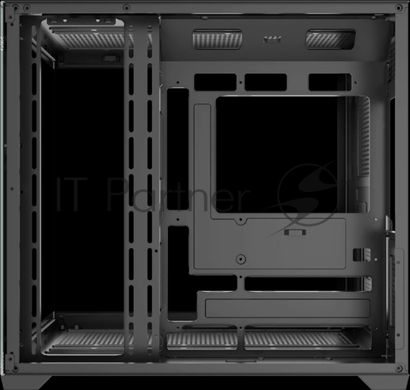 Корпус без блока питания/ Case PCCooler C3T700 BK, Midi-Tower, TG, no fans, 1xUSB-A 3.0 + 1xUSB-A 2.0 + 1xUSB-C, ATX, mATX, mITX Black