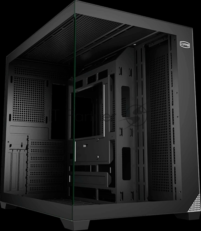 Корпус без блока питания/ Case PCCooler C3T700 BK, Midi-Tower, TG, no fans, 1xUSB-A 3.0 + 1xUSB-A 2.0 + 1xUSB-C, ATX, mATX, mITX Black