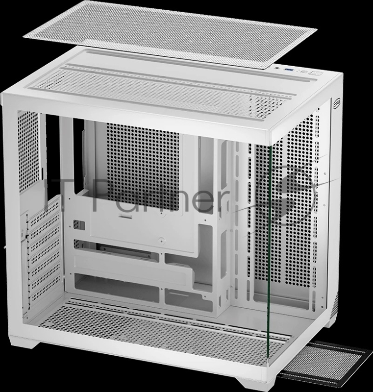 Корпус без блока питания/ Case PCCooler C3T700 WH, Midi-Tower, TG, no fans, 1xUSB-A 3.0 + 1xUSB-A 2.0 + 1xUSB-C, ATX, mATX, mITX White