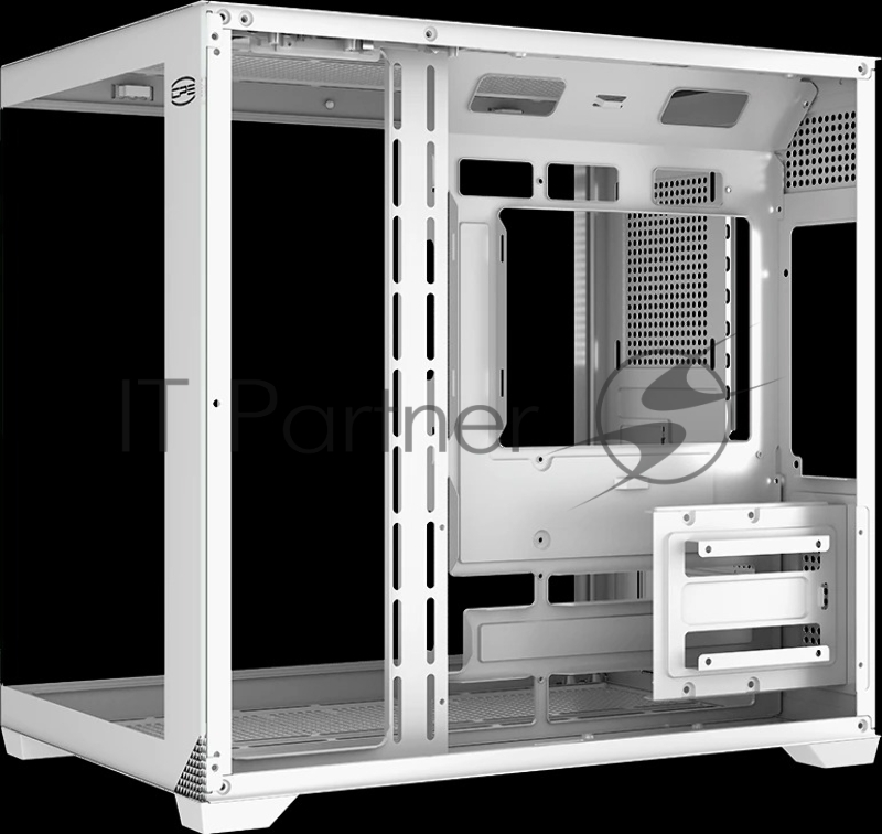 Корпус без блока питания/ Case PCCooler C3T700 WH, Midi-Tower, TG, no fans, 1xUSB-A 3.0 + 1xUSB-A 2.0 + 1xUSB-C, ATX, mATX, mITX White