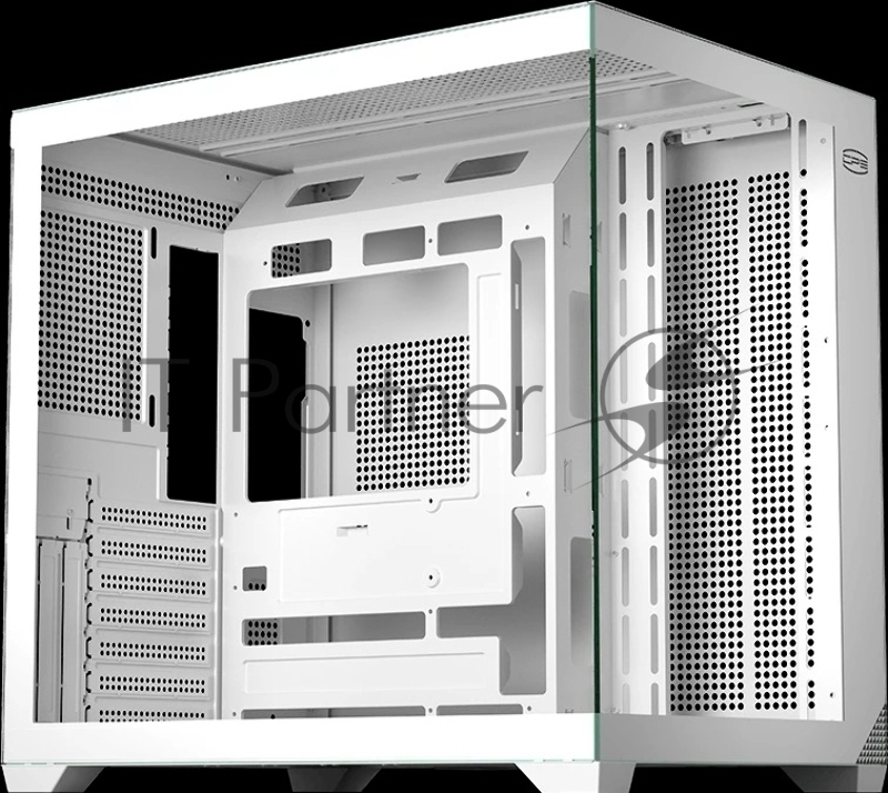 Корпус без блока питания/ Case PCCooler C3T700 WH, Midi-Tower, TG, no fans, 1xUSB-A 3.0 + 1xUSB-A 2.0 + 1xUSB-C, ATX, mATX, mITX White