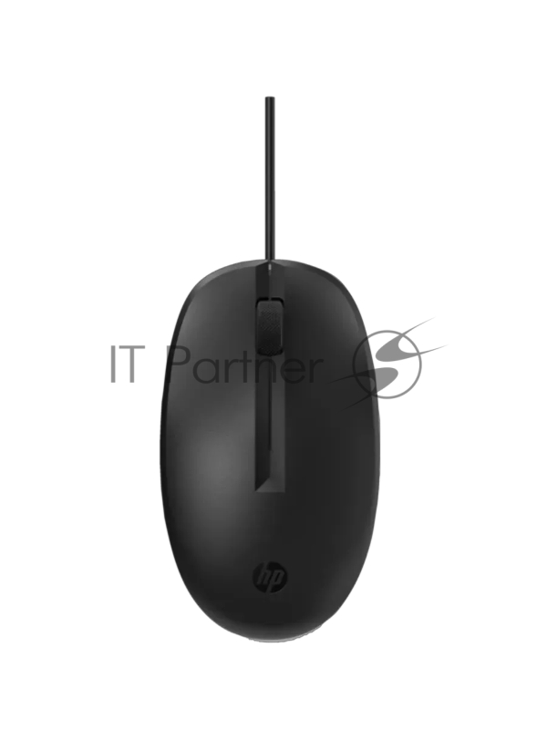 Мышь HP 125 wired черный оптическая 1200dpi USB (M27531-001)