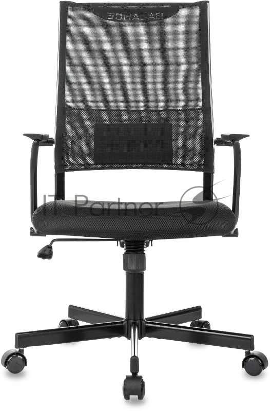 Кресло руководителя Бюрократ CH Balance черный Elastic-102 TW-11 сетка/ткань крестов. металл черный