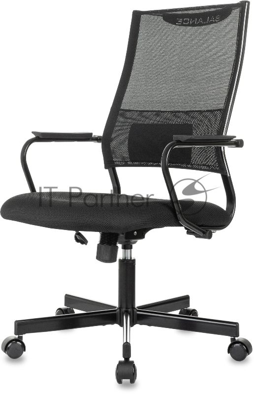 Кресло руководителя Бюрократ CH Balance черный Elastic-102 TW-11 сетка/ткань крестов. металл черный