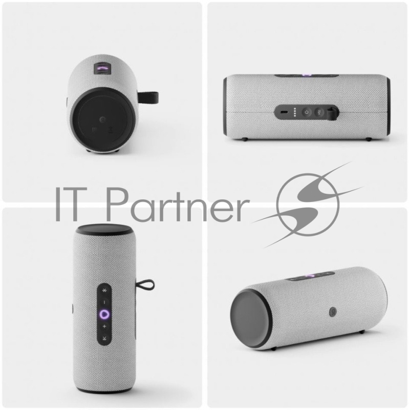 Умная портативная колонка Яндекс Станция Стрит с Алисой, модель YNDX-00030GRY (серый)