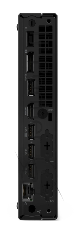 Десктоп Lenovo ThinkCentre M70q G5, Intel Core i5-13400T, 16Gb, 512Gb SSD, WiFi + BT, VESA Mount, KB+ Mouse, DOS, черный
