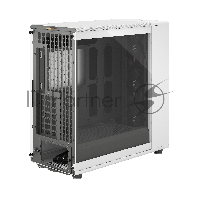Корпус ПК без блока питания Fractal Design North XL TG Dark Tint, Full-Tower, 3x140mm, 2xUSB-A 3.2 + 1xUSB 3.2 Type-C E-ATX, ATX, mATX, mITX Wood panel, Chalk White