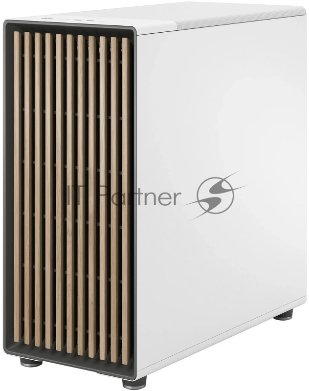 Корпус ПК без блока питания Fractal Design North XL TG Dark Tint, Full-Tower, 3x140mm, 2xUSB-A 3.2 + 1xUSB 3.2 Type-C E-ATX, ATX, mATX, mITX Wood panel, Chalk White