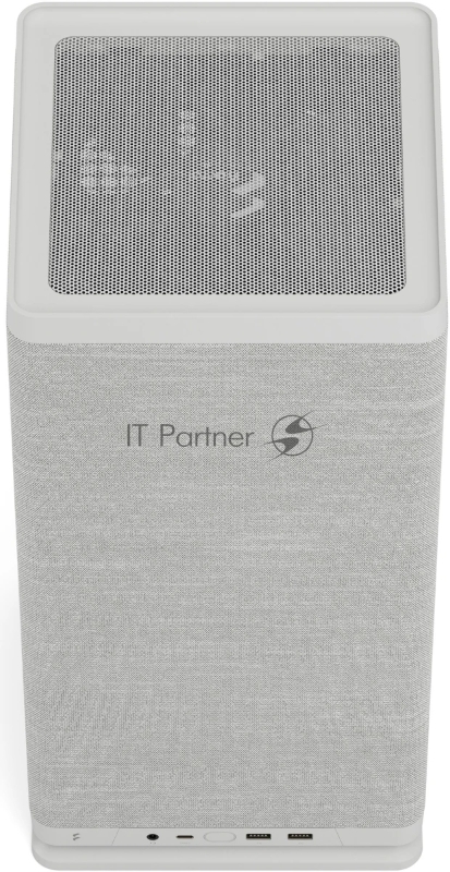 Корпус без блока питания Fractal Design Mood, Mini-Tower, 1x180mm, 2xUSB-A 3.0 + 1xUSB 3.2 Type-C, SFX PSU Support, mITX Light Gray