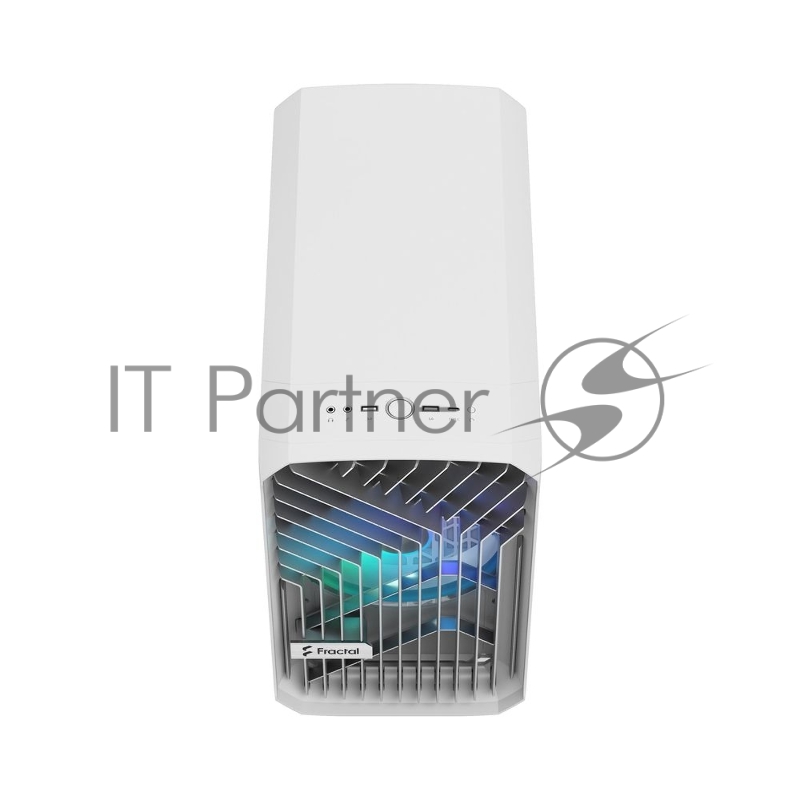 Корпус ПК без блока питания Fractal Design Torrent Nano RGB TG Clear Tint, Mini-Tower, 1x180mm RGB, 2xUSB-A 3.2 + 1xUSB 3.2 Type-C mITX, mDTX White
