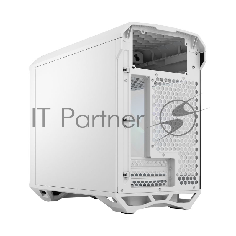 Корпус ПК без блока питания Fractal Design Torrent Nano RGB TG Clear Tint, Mini-Tower, 1x180mm RGB, 2xUSB-A 3.2 + 1xUSB 3.2 Type-C mITX, mDTX White