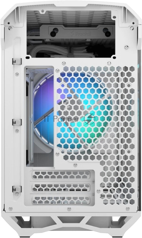 Корпус ПК без блока питания Fractal Design Torrent Nano RGB TG Clear Tint, Mini-Tower, 1x180mm RGB, 2xUSB-A 3.2 + 1xUSB 3.2 Type-C mITX, mDTX White