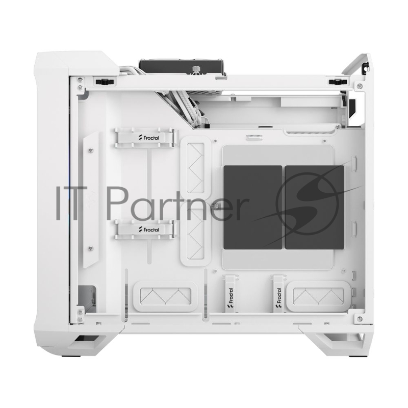 Корпус ПК без блока питания Fractal Design Torrent Nano RGB TG Clear Tint, Mini-Tower, 1x180mm RGB, 2xUSB-A 3.2 + 1xUSB 3.2 Type-C mITX, mDTX White