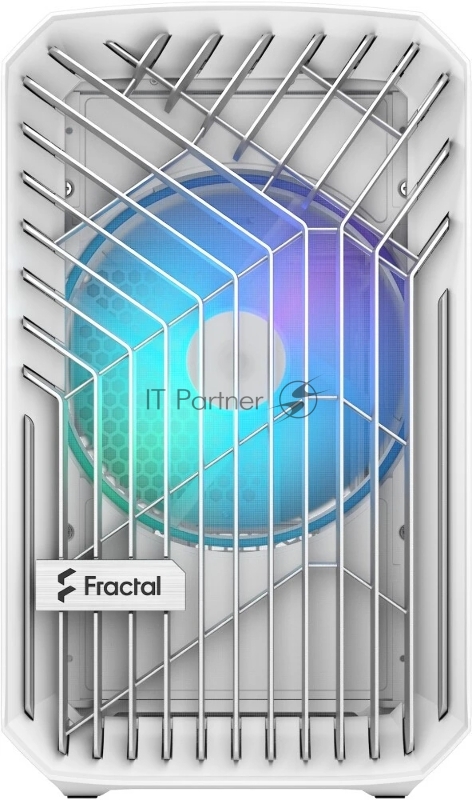 Корпус ПК без блока питания Fractal Design Torrent Nano RGB TG Clear Tint, Mini-Tower, 1x180mm RGB, 2xUSB-A 3.2 + 1xUSB 3.2 Type-C mITX, mDTX White