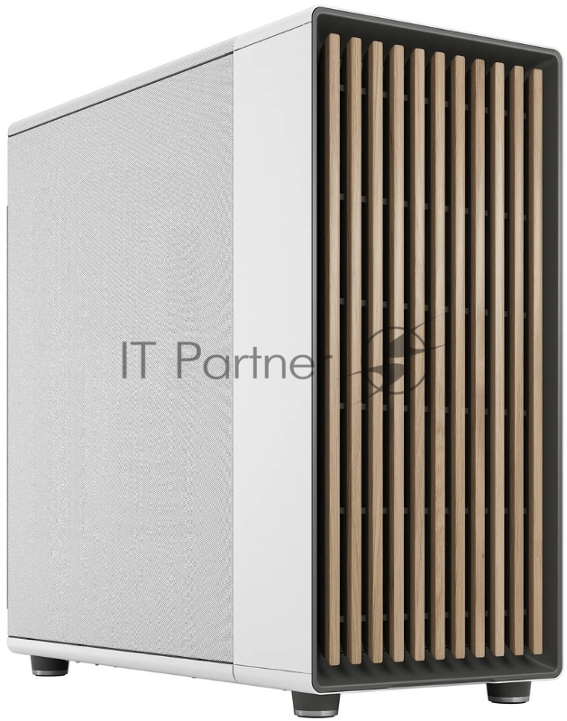 Корпус ПК без блока питания Fractal Design North XL, Full-Tower, 3x140mm, 2xUSB-A 3.2 + 1xUSB 3.2 Type-C E-ATX, ATX, mATX, mITX Wood panel, Chalk White
