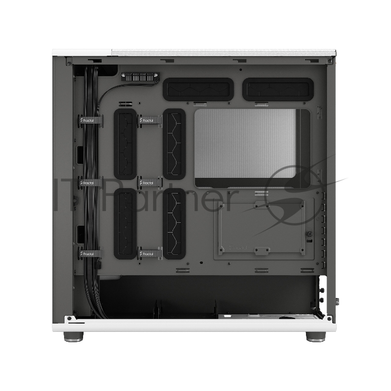 Корпус ПК без блока питания Fractal Design North XL, Full-Tower, 3x140mm, 2xUSB-A 3.2 + 1xUSB 3.2 Type-C E-ATX, ATX, mATX, mITX Wood panel, Chalk White