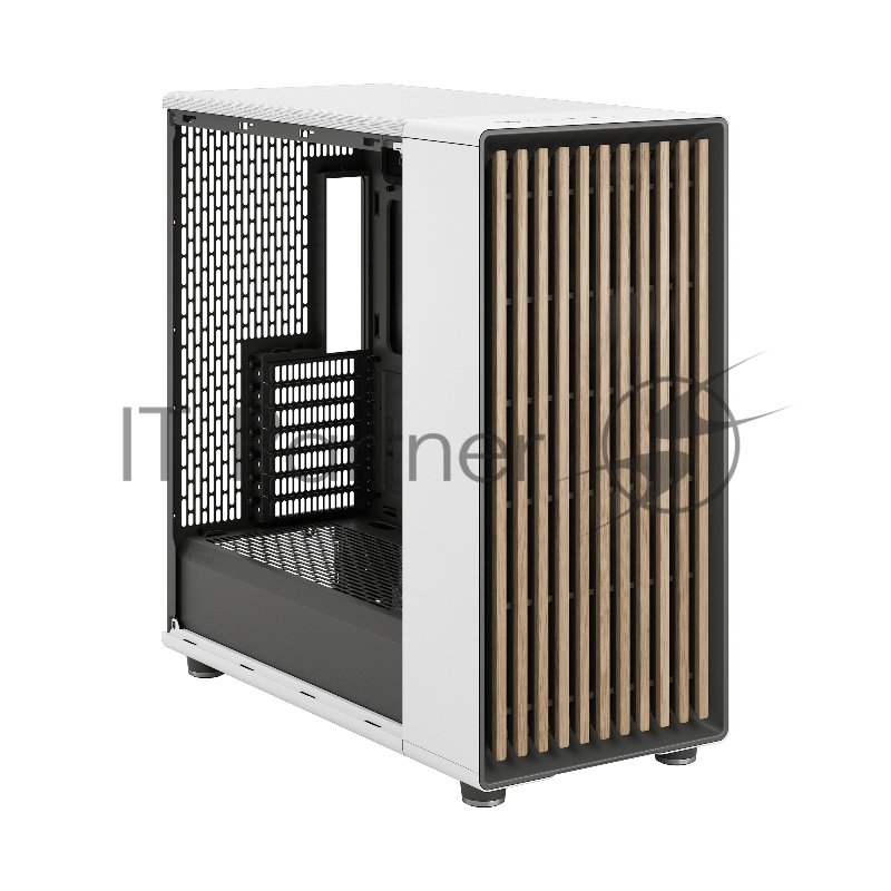 Корпус ПК без блока питания Fractal Design North XL, Full-Tower, 3x140mm, 2xUSB-A 3.2 + 1xUSB 3.2 Type-C E-ATX, ATX, mATX, mITX Wood panel, Chalk White