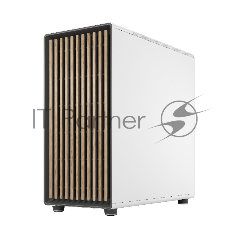 Корпус ПК без блока питания Fractal Design North XL, Full-Tower, 3x140mm, 2xUSB-A 3.2 + 1xUSB 3.2 Type-C E-ATX, ATX, mATX, mITX Wood panel, Chalk White