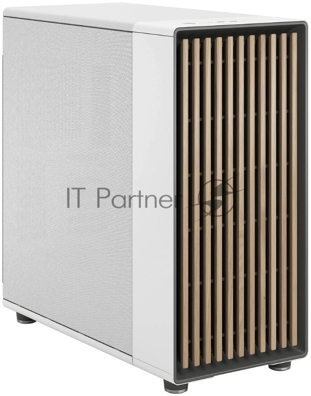 Корпус ПК без блока питания Fractal Design North XL, Full-Tower, 3x140mm, 2xUSB-A 3.2 + 1xUSB 3.2 Type-C E-ATX, ATX, mATX, mITX Wood panel, Chalk White